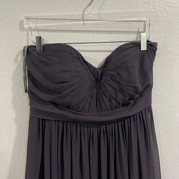Jenny Yoo Plum Aiden Style 1282 Strapless Dress Sz 10 - Picture 5 of 8
